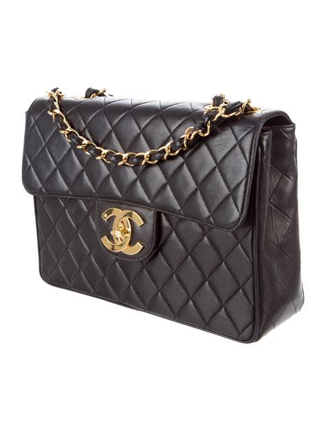 authentic chanel classic flap bag|chanel vintage jumbo flap bag.